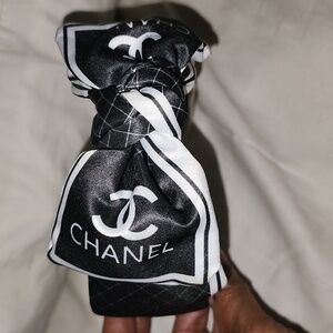 Upcycled Monochrome Logo Headband, new